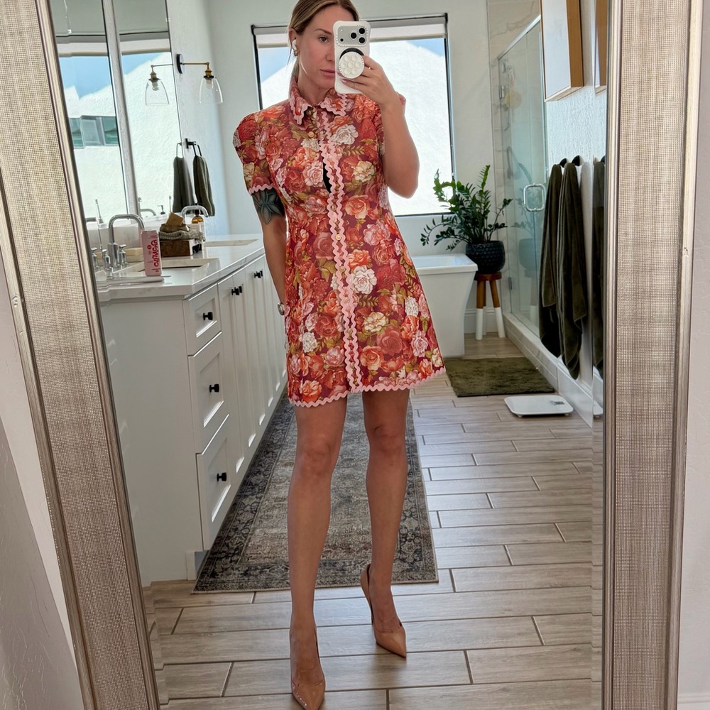 Rachel Parcell Floral Shirt Dress